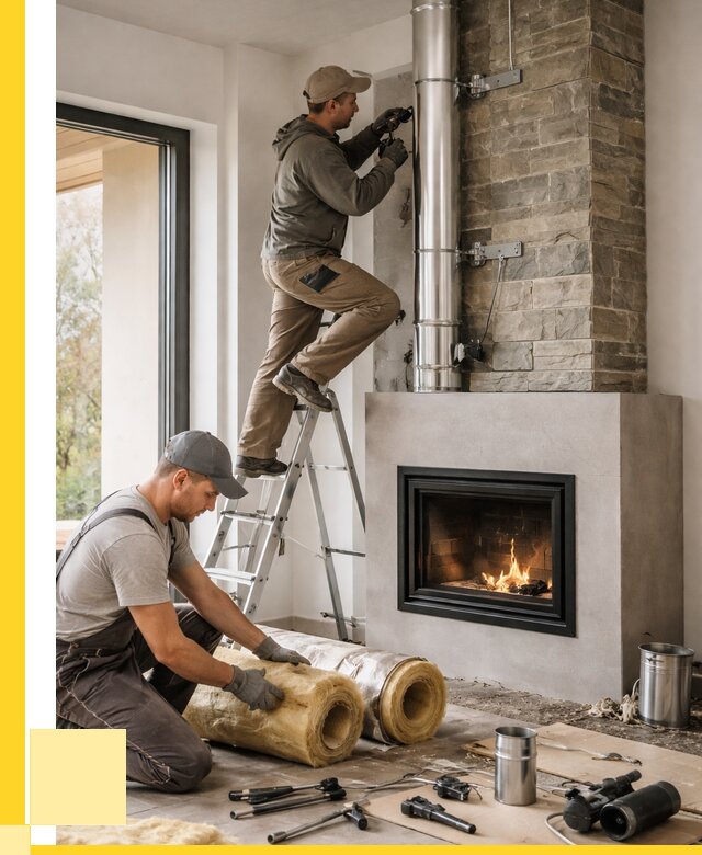 Монтаж дымоходов для каминов в Великом Новгороде от 15345 р. ЭриданВлк