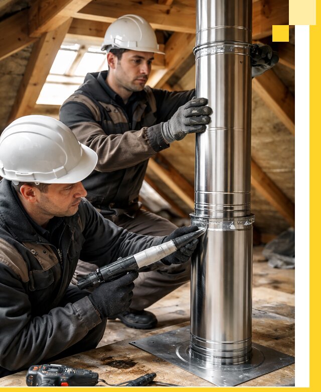 Монтаж дымоходов для каминов в Великом Новгороде с гарантией качества