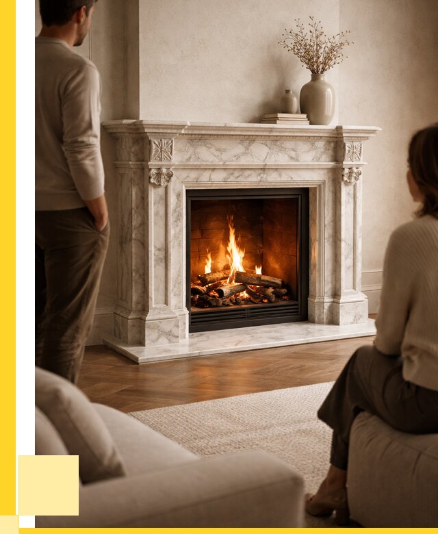 Мраморные камины под ключ в Великом Новгороде от 255750 р. | ЭриданВлк