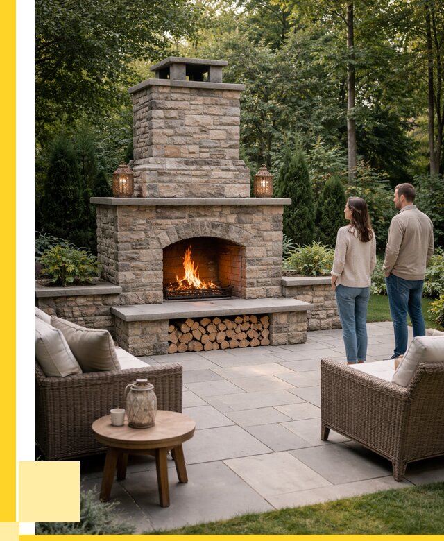 Уличные камины из кирпича в Великом Новгороде от 153450 р. | ЭриданВлк