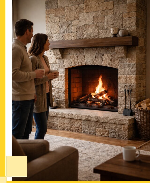 Каменные камины на заказ в Великом Новгороде от 184140 р. | ЭриданВлк