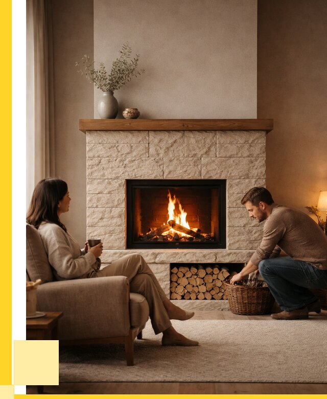 Камины для дома в Великом Новгороде под ключ от 153450 р. | ЭриданВлк