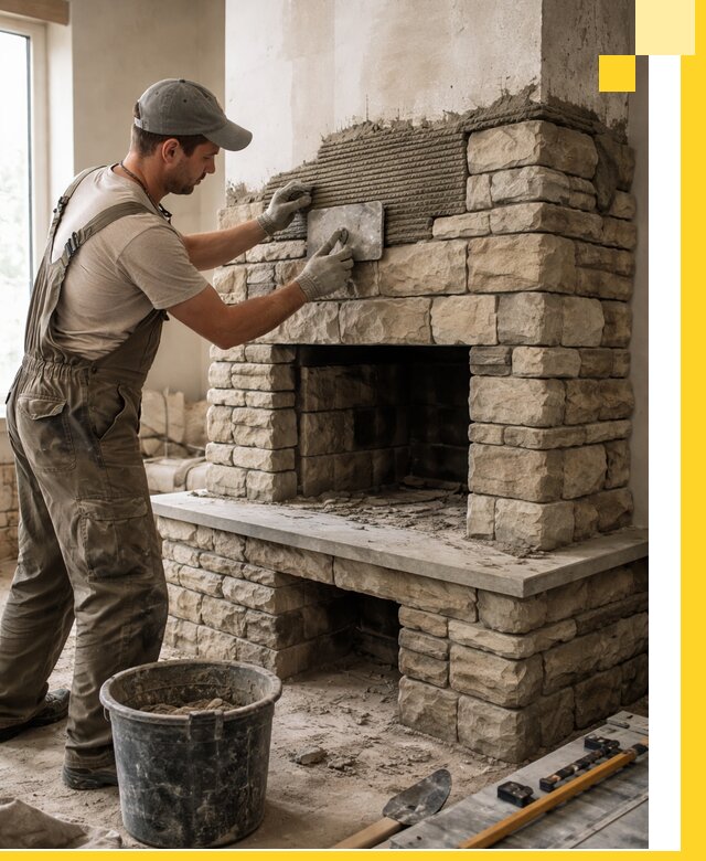 Строительство каминов под ключ в Великом Новгороде от проектирования до монтажа