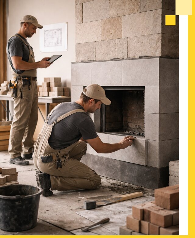 Индивидуальные проекты каминов и каминных систем в Великом Новгороде