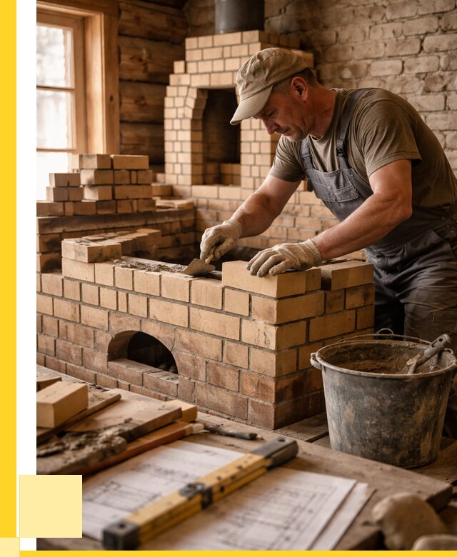 Кладка печей из кирпича в Великом Новгороде цены от 30690 р. - ЭриданВлк