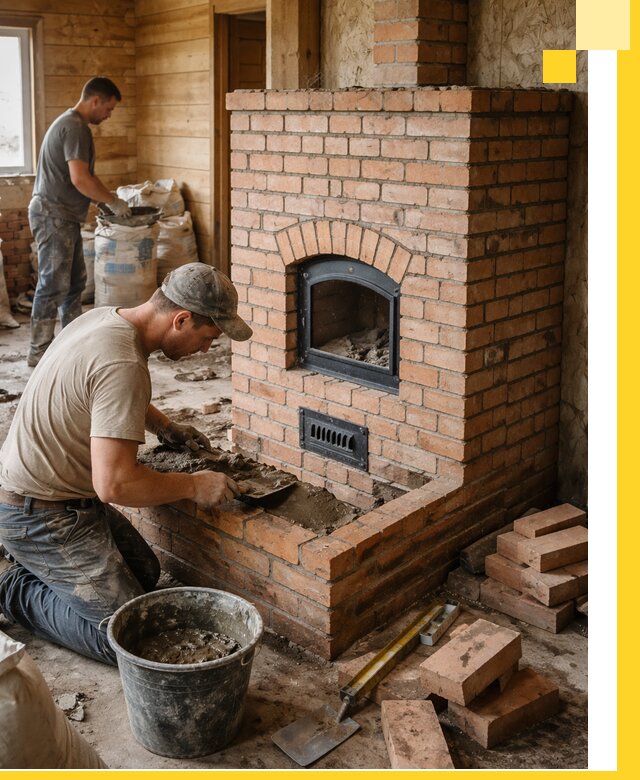 Профессиональное строительство печей в Великом Новгороде под ключ