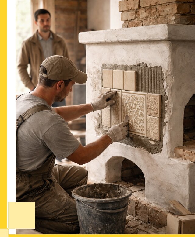 Отделка печей и банных печей в Великом Новгороде от 35805 р. | ЭриданВлк