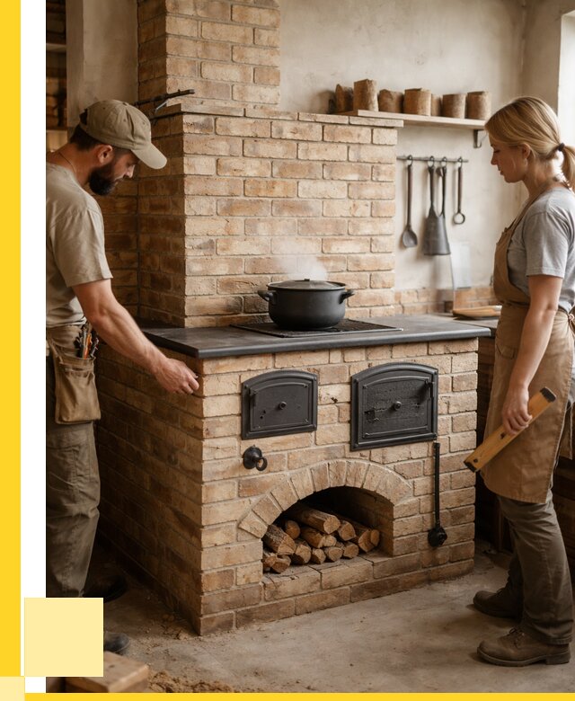 Варочно отопительные печи в Великом Новгороде от 92070 р. | ЭриданВлк