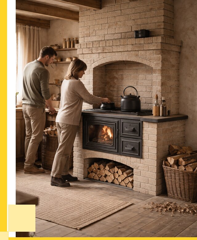 Печи с плитой в Великом Новгороде от 46035 р. | ЭриданВлк — кирпичная печь