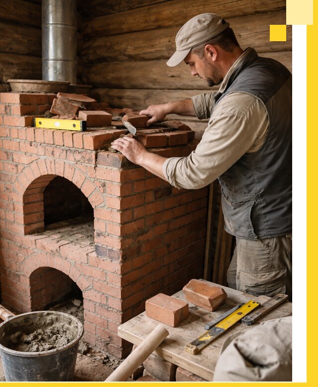 Изготовление и установка русских печей в Великом Новгороде под ключ