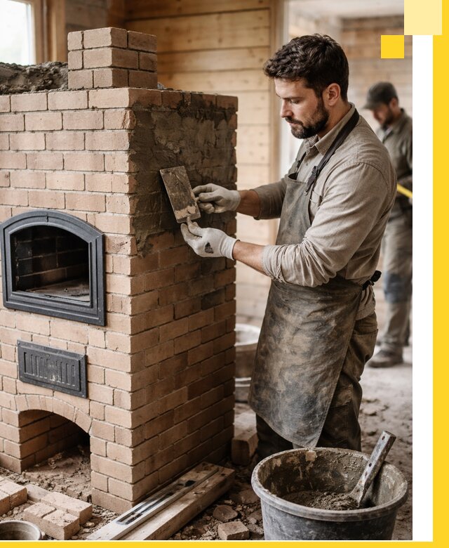 Изготовление и установка печей-шведок под ключ в Великом Новгороде