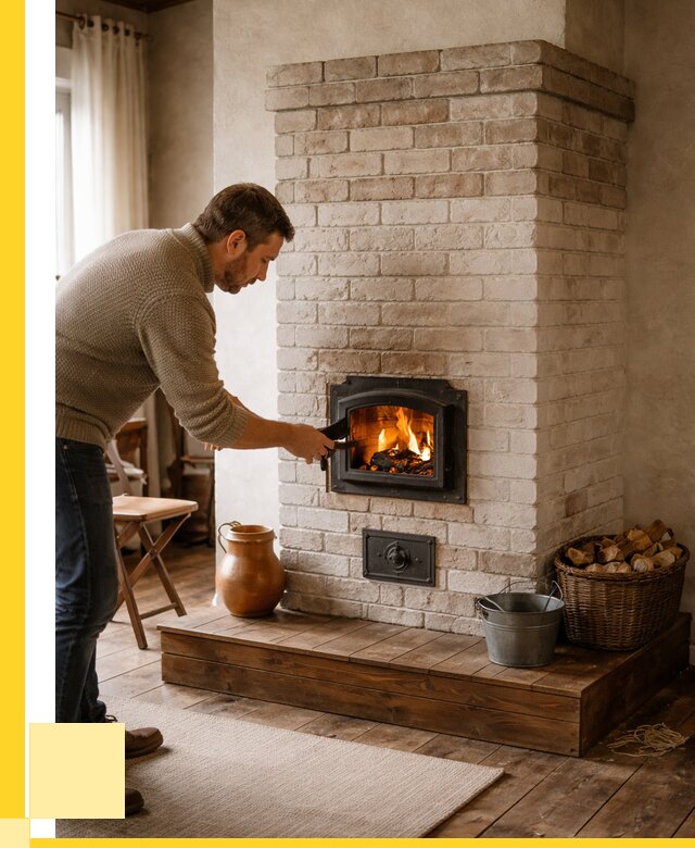 Печь голландка из кирпича в Великом Новгороде от 86955 р. | ЭриданВлк