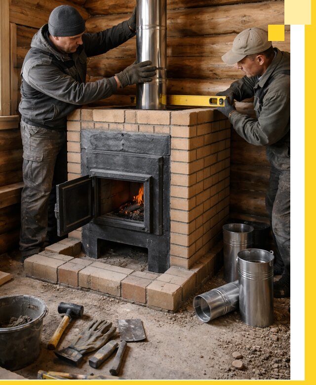 Проектирование, изготовление и установка банных печей в Великом Новгороде