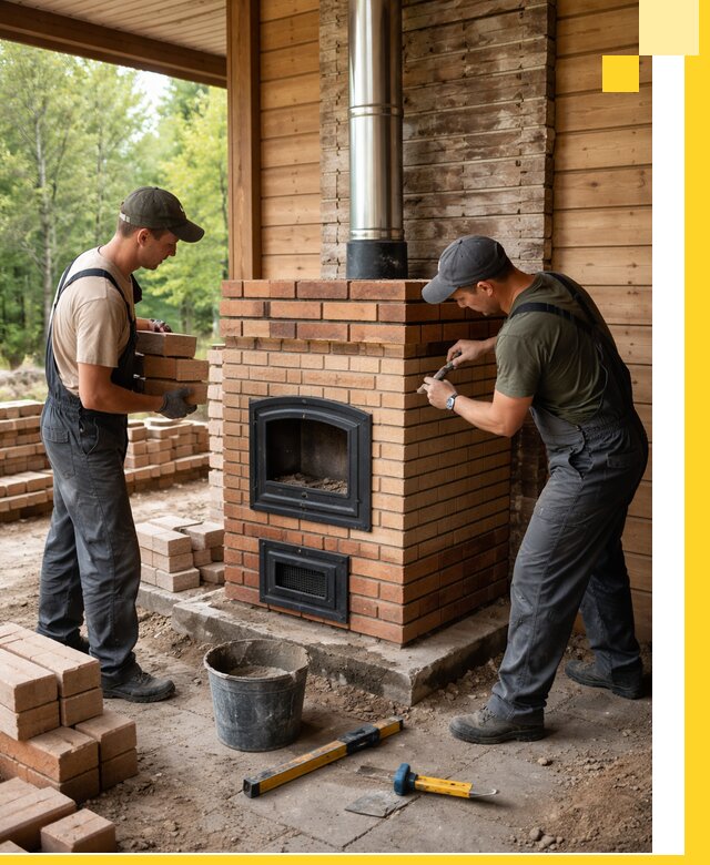 Производство и установка дачных печей под ключ в Великом Новгороде