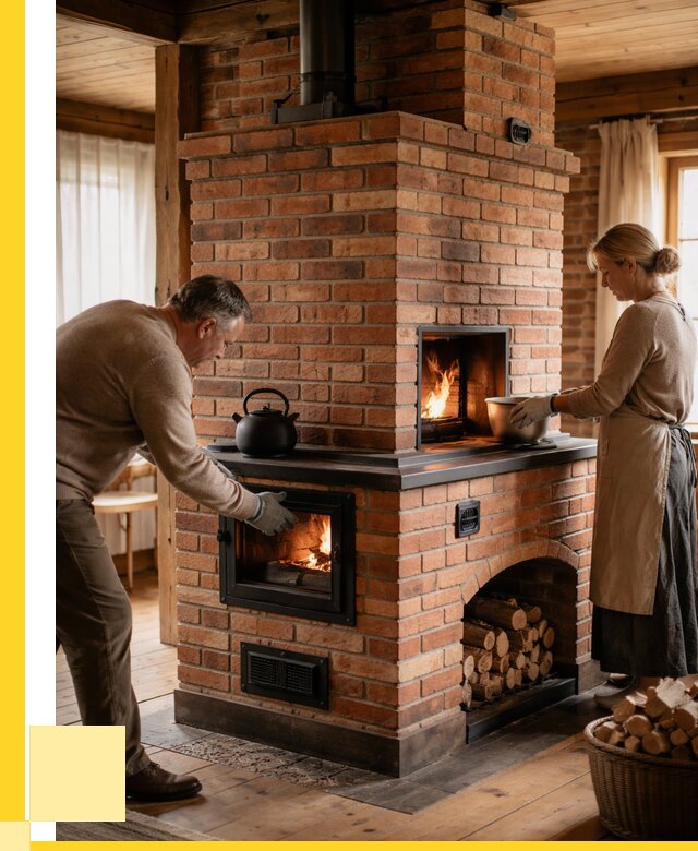 Печи для загородного дома под ключ в Великом Новгороде от 81840 р. | ЭриданВлк