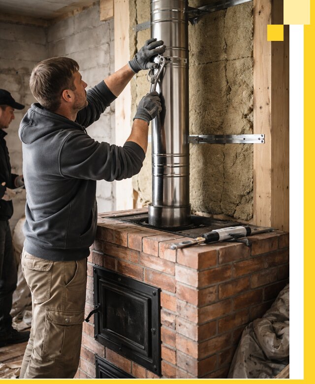 Изготовление и монтаж печей и дымоходов под ключ в Великом Новгороде