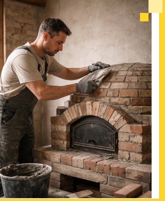 Изготовление и монтаж помпейских печей на заказ в Великом Новгороде