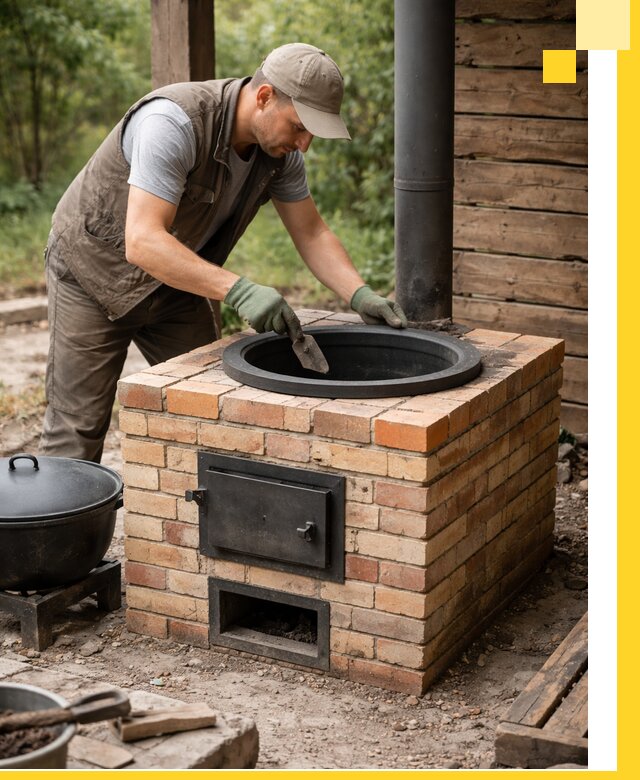 Изготовление и установка печей для казана в Великом Новгороде под ключ