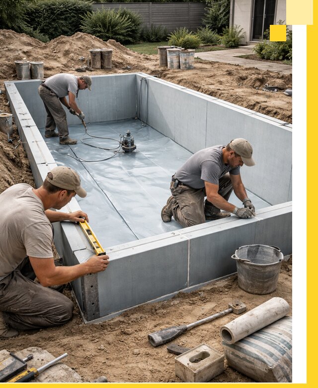 Профессиональный монтаж бассейнов под ключ в Великом Новгороде с гарантией