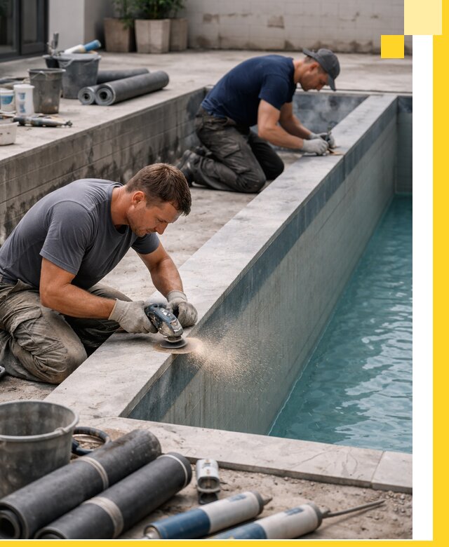 Профессиональный ремонт бассейнов под ключ в Великом Новгороде