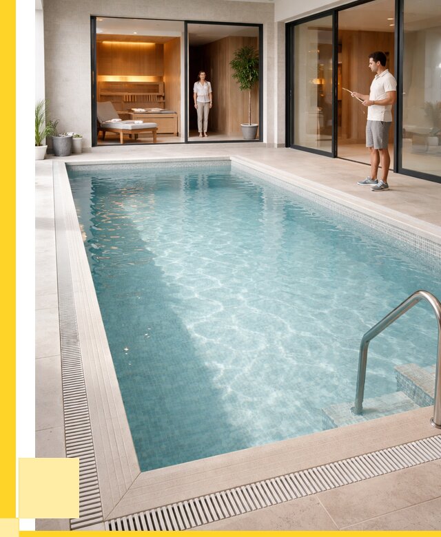 Отделка бассейна пленкой ПВХ в Великом Новгороде от 3581 р. - ЭриданВлк