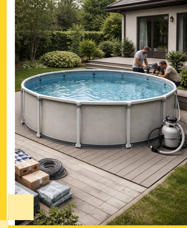 Купить каркасные бассейны в Великом Новгороде от 46035 р. | ЭриданВлк