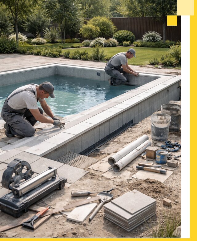 Строительство открытых бассейнов под ключ в Великом Новгороде профессионально