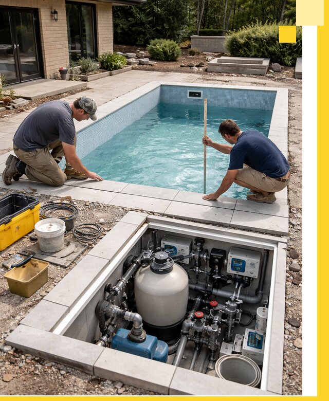 Строительство качественных домашних бассейнов под ключ в Великом Новгороде