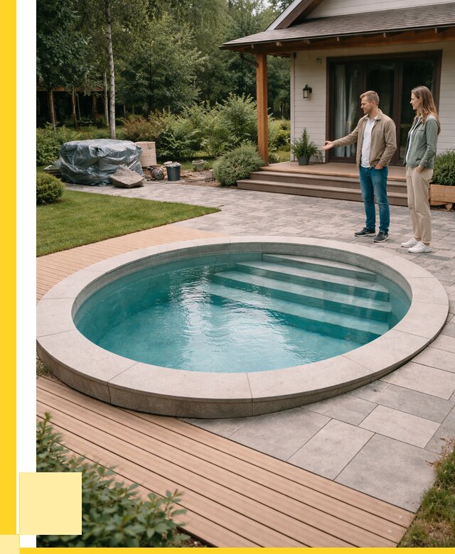 Бассейн на даче под ключ в Великом Новгороде от 204600 р., ЭриданВлк