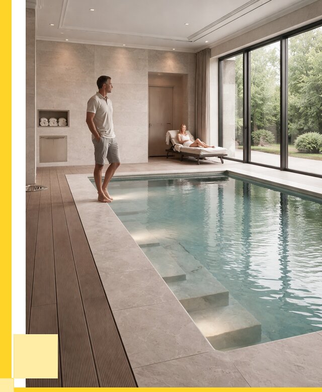 Бассейны в коттедже под ключ в Великом Новгороде от 1227600 р. | ЭриданВлк