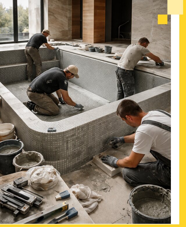 Строительство и установка СПА бассейнов под ключ в Великом Новгороде