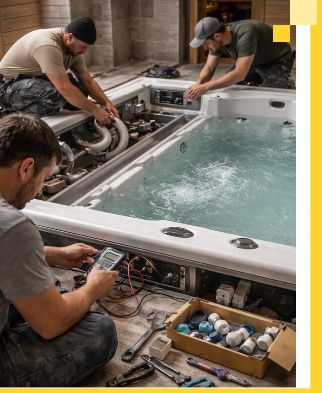 Гидромассажные бассейны под ключ в Великом Новгороде, дизайн и монтаж