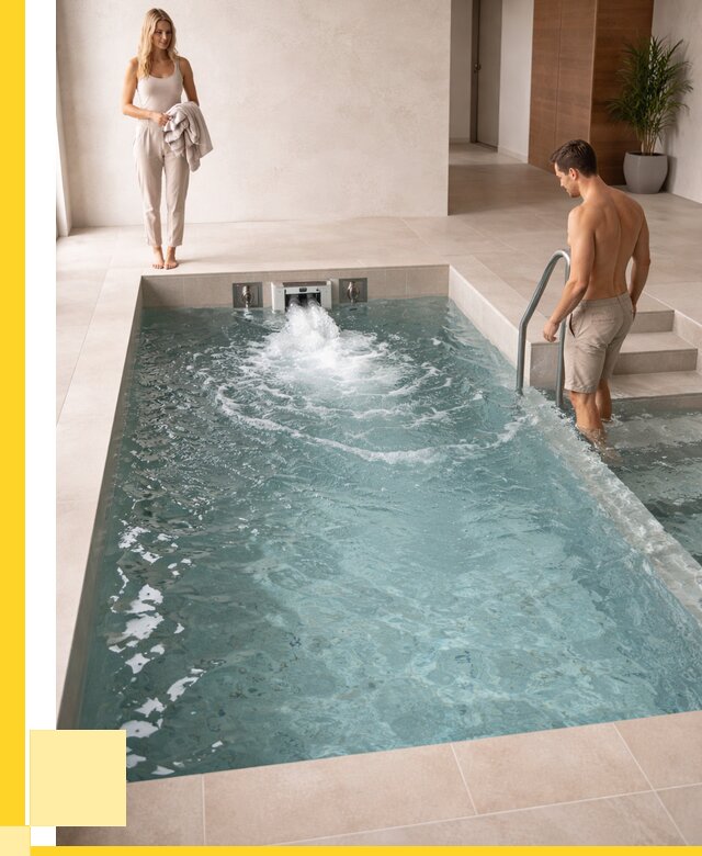 Бассейн с противотоком в Великом Новгороде от 255750 р. | ЭриданВлк