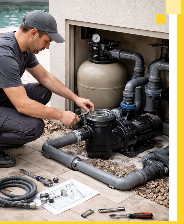 Поставка, монтаж и сервис насосов для бассейнов в Великом Новгороде