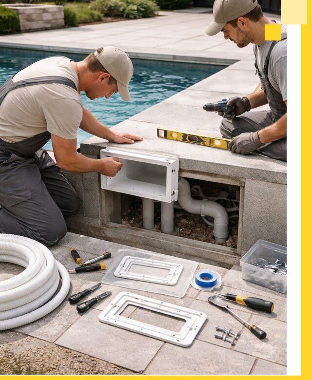 Поставка и установка скиммеров для бассейнов в Великом Новгороде