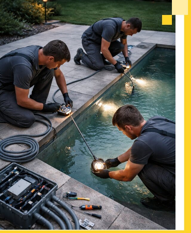 Профессиональное освещение бассейнов в Великом Новгороде: дизайн и монтаж