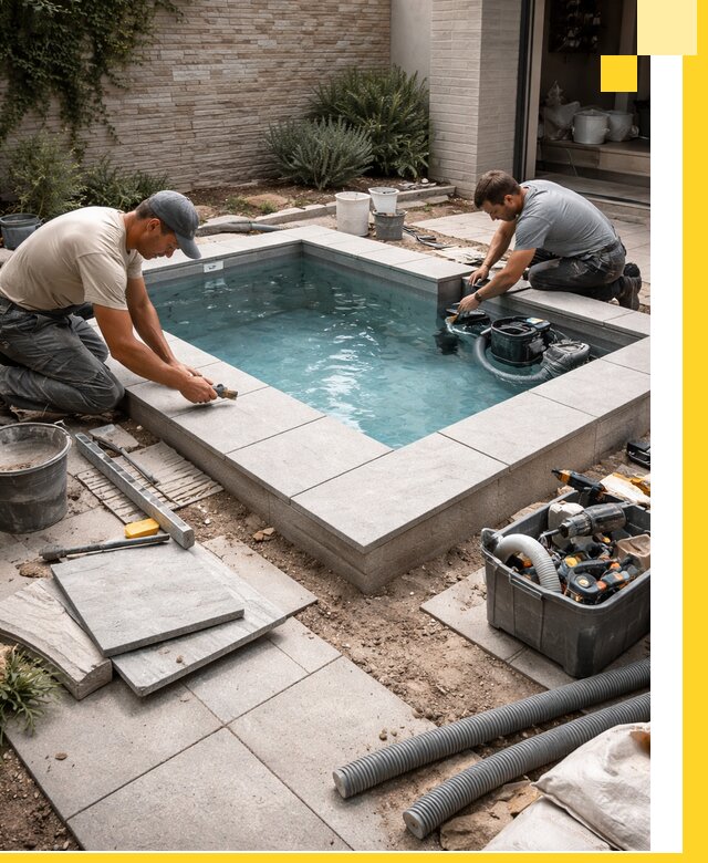 Мини бассейны под ключ в Великом Новгороде, дизайн и установка