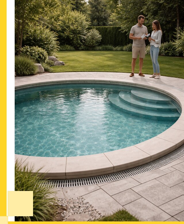 Круглые каркасные бассейны купить в Великом Новгороде от 255750 р. | ЭриданВлк