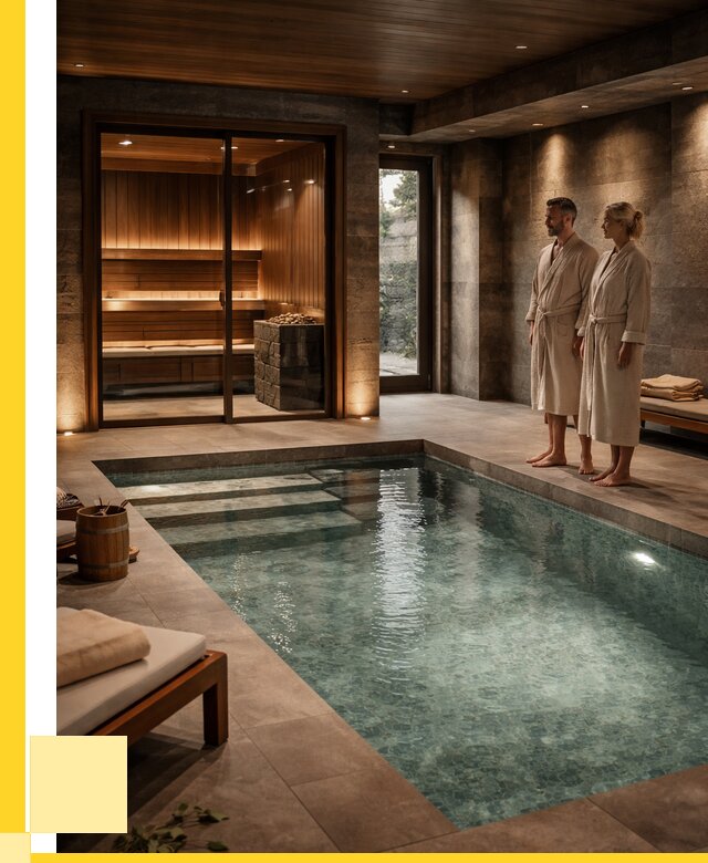 Сауна с большим бассейном в Великом Новгороде от 1227600 р. ЭриданВлк