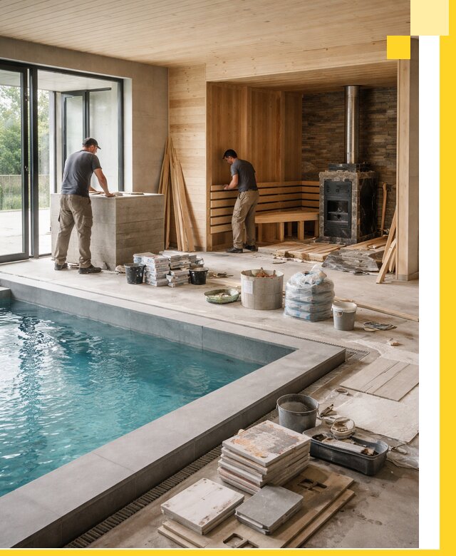 Проектирование и строительство бань с бассейном в Великом Новгороде