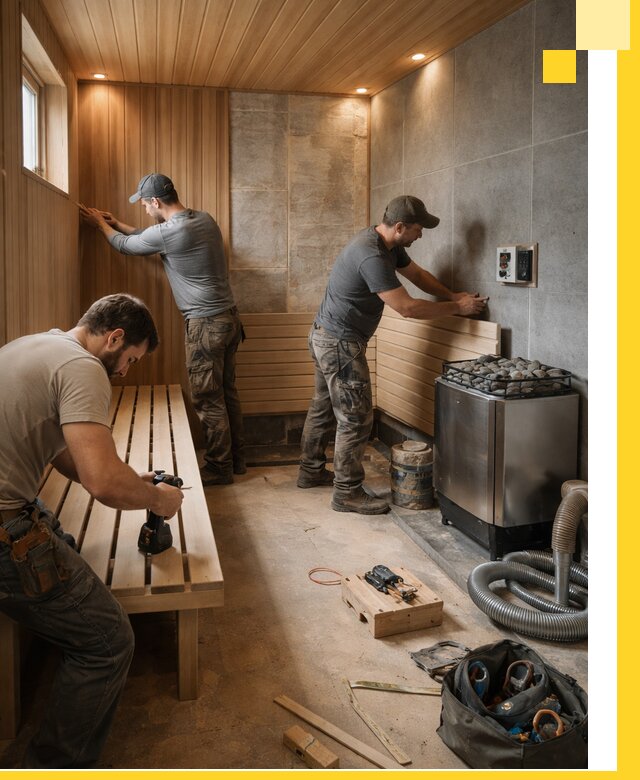 Сауны под ключ в Великом Новгороде, проектирование, строительство, отделка
