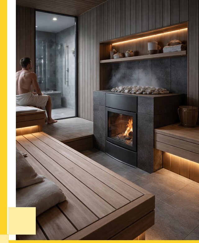 Проект сауны в частном доме в Великом Новгороде от 35805 р. | ЭриданВлк