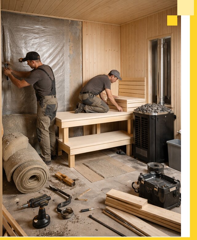 Проекты саун под ключ в Великом Новгороде дизайн и строительство