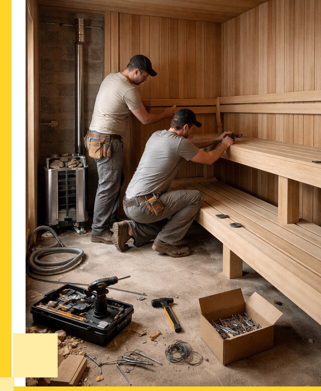 Монтаж саун под ключ в Великом Новгороде от 122760 р. | ЭриданВлк