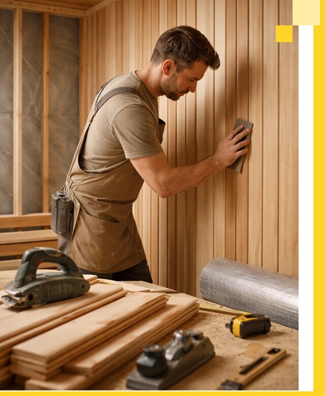 Профессиональная отделка саун и парных под ключ в Великом Новгороде