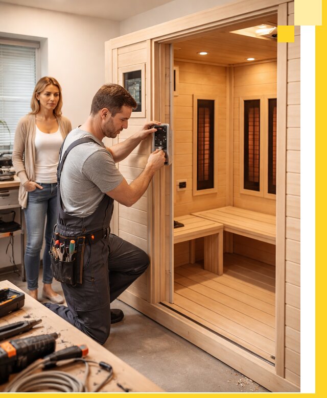 Инфракрасные сауны под ключ в Великом Новгороде продажа и установка