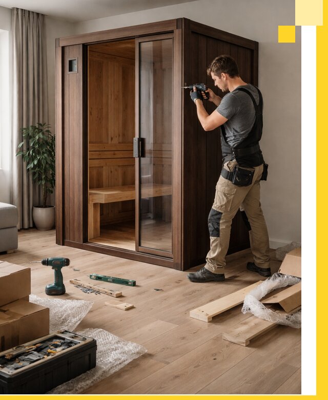 Установка и производство мини саун под ключ в Великом Новгороде