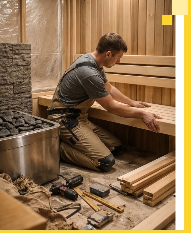 Сауны для дома под ключ с проектированием и монтажом в Великом Новгороде