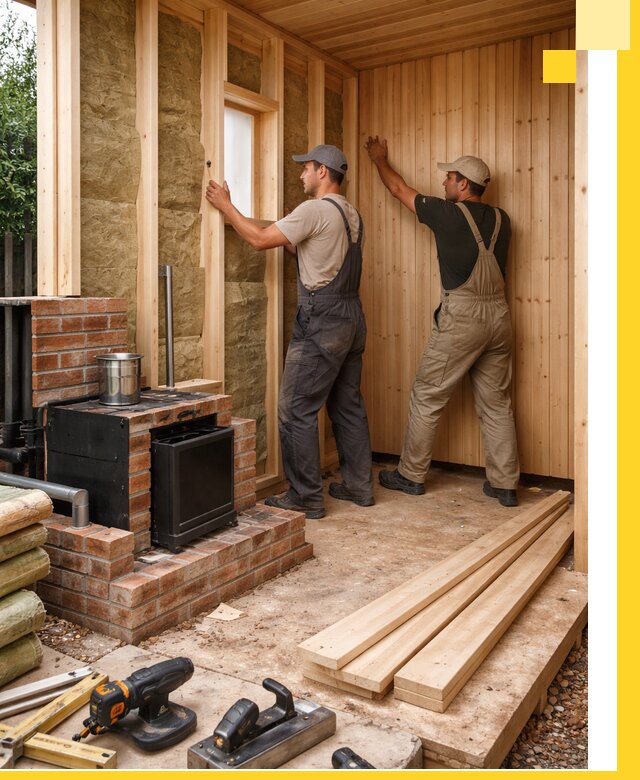 Строительство и установка дачных саун под ключ в Великом Новгороде