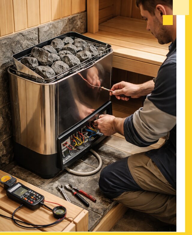 Продажа и установка электрокаменок для саун в Великом Новгороде